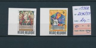 Lk83479 Belgium 1988 Royal Academies Fine Lot Imperf Mnh Cv 20 Eur