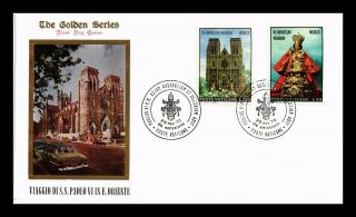 Dr Jim Stamps Pope Paul Journey Asia Oceania Fdc Vatican City Combo Cover