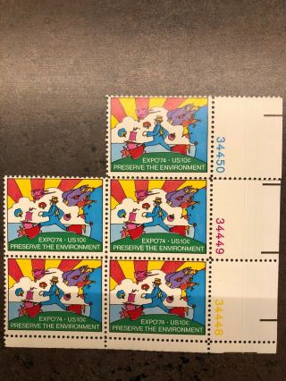 Us Stamps 10 Cent Peter Max Expo 