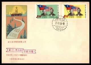 China Us President Abraham Lincoln Visit Unsealed Fdc