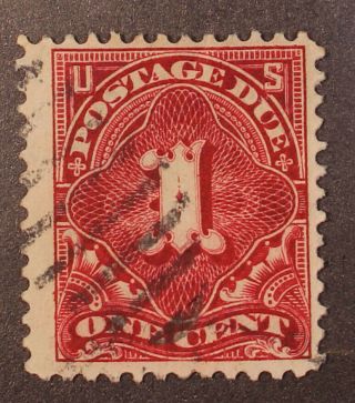 Scott J45 1 Cent Postage Due Stamp Scv $5.  00