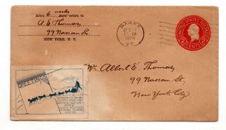 Us International Dog Sled Team Mail Postal Stationery Cover 1928 Id 729