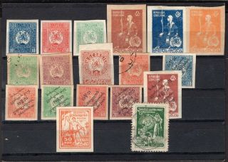 Georgia Eighteen Old Stamps Mh And