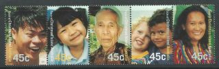 Stamps - Christmas Island.  2000.  Face Of Christmas Island Set.  Sg: 479a.  Mnh,