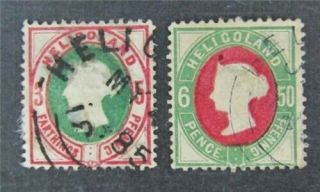 Nystamps British Heligoland Stamp 16.  19 $106