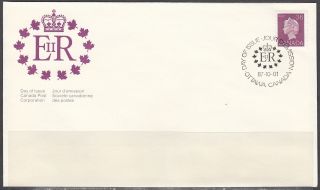 Canada Scott 926a Fdc - 1987 Queen Elizabeth Definitive Issue