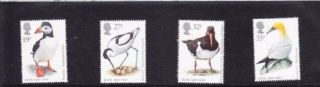 1989 Gb Royal Royal Society Of Protection Of Birds Birds Stamp Set Of 4