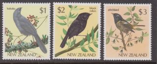 Zealand.  Stamps.  Sc.  768 - 770.  Birds.  Mnh