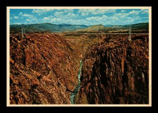 Dr Jim Stamps Us Royal Gorge Bridge Colorado Continental Size Postcard