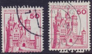 Germany Berlin 1977 Freimarke Stamp With Shorter Size Than The One
