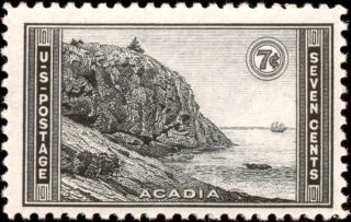 1934 7c Acadia National Park Scott 746 F/vf Nh