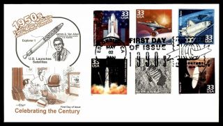 Mayfairstamps Us Fdc 2000 Celebrate The Century Artmaster Space Set Of 6 First D