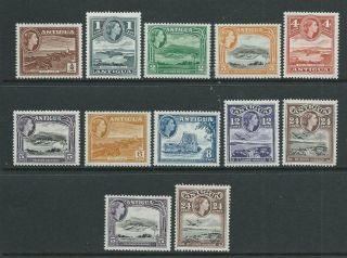 Antigua Sg149 - 158 1963 Definitives Including Shades Unhinged