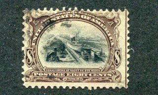 1901 U.  S.  Scott 298 Eight Cent Pan - American Expo Stamp
