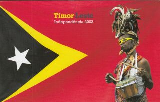 Stamps 2002 East Timor Independence Set Of 4 In Official Pop,  Popular