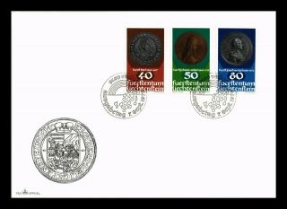 Dr Jim Stamps Coins En Medals First Day Issue Liechtenstein European Size Cover
