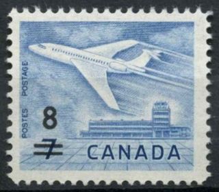 Canada 1964 Sg 556,  8c On 7c Airliner Mnh D6521