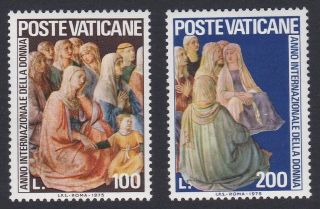 Vatican Paintings By Fra Angelico 2v Mnh Sg 649 - 650 Sc 588 - 589