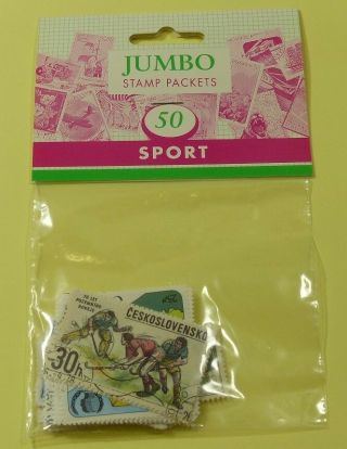 Thematic Stamp Packet: 50 Sport On Stamps