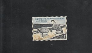 Rw31 $3 Nene Goose Nh Duck Stamp Cv $100