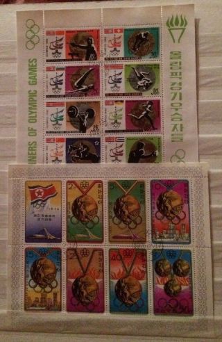 Sport Olympics Medals 2 Souvenir Mini Sheets Thematic Topical Stamp 03060418