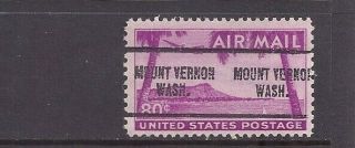 Washington Precancel On 80c Hawaii Air Mail Stamp (c46)