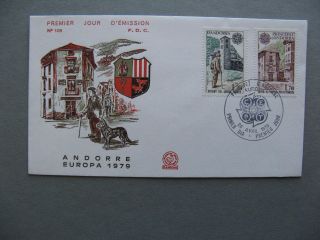 Andorra,  Cover Fdc 1979,  Eurpo Cept,  Postman Postoffice