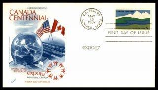 Mayfairstamps Canada Canada Centennial Expo 67 Fdc 1967 Fleetwood Unsealed Wwa85