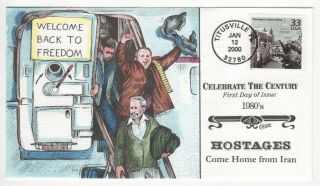 Sss: Collins Hp Fdc 2000 Celebrate Century 1980s Hostages Sc 3190