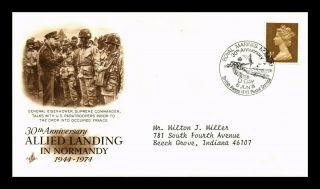 Dr Jim Stamps Allied Landing Normandy First Day Issue United Kingdom Cover