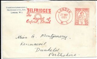 Gb Selfridges Meter Cover Keviii 1937