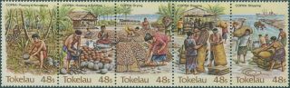 Tokelau 1984 Sg103 - 107 Copra Industry Set Mnh