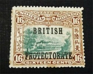 Nystamps British North Borneo Stamp 123 Og H $150