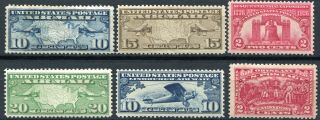 (842) 6 Very Good U.  S.  1926 - 1927 Issues Lm.  Mlh