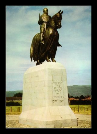 Dr Jim Stamps King Robert The Bruce Monument United Kingdom Continental Postcard