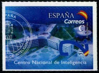 Herrickstamp Issues Spain National Intelligence Center Self - Adh.