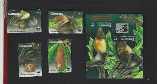 Vanuatu Sc 673 - 6 677 Sheet (1996) Complete Mh