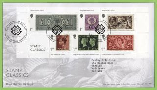 G.  B.  2019 Stamp Classics M/s On Royal Mail First Day Cover,  Tallents House