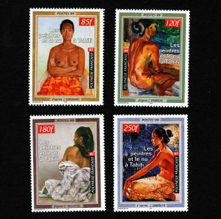 Opc 1999 French Polynesia Oceania Nudes Set Sc 764 - 7 Mnh 37100