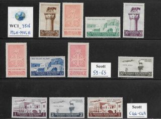 Wc1_3516 Italy - Aegean Colonies.  1940 Mostra Oltremare Set W.  Air.  Mlh - Mvlh