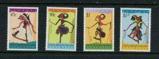 R619 Cocos Islands 1994 Puppets 4v.  Mnh