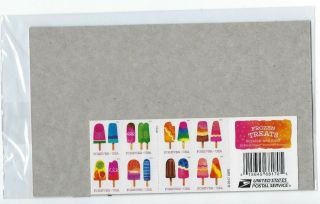 Scratch - And - Sniff Usps.  2018 Frozen Treats.  Booklet Of 20 Forever Stamps.