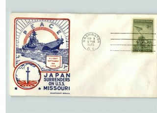 Vj - Day In World War Ii,  Sept.  2,  1945,  Japan Surrenders On Uss Missouri Ship