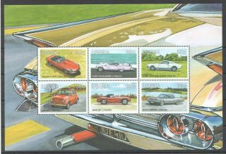 I333 Liberia Transport Historical Cars Automobiles Sh Mnh Stamps