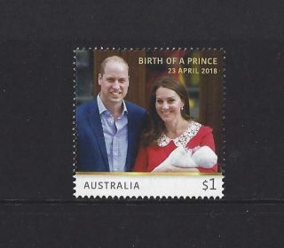 Australia 2018 Birth Of A Prince,  Louis Of Cambridge Unmounted,  Mnh