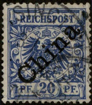 Germany China Tsingtau Kiautschou Miv4i Vorlaufer Forerunner Stamp 85243