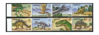 Kiribati 2006 Dinosaurs Set Of 8 Complete Stamps Unhinged Muh (sg 772/9)