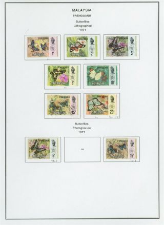 Malaysia (states) Album Page Lot 121 - See Scan - $$$