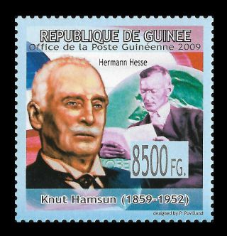 Guinee Hermann Hesse Knut Hamsun Norway Nobel Prize 1v Stamp Mnh Michel:6659