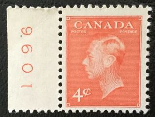 Canada 1949 - 51 4c.  Vermillion Sg417b Mnh